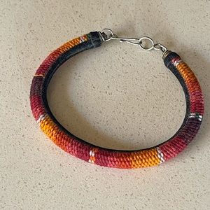 Vintage Peruvian Handmade Cuff Bracelet